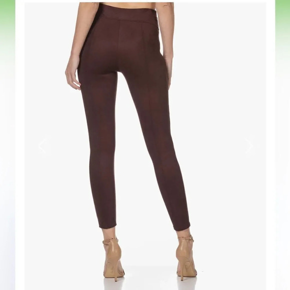 SPANX SUEDE LEGGING Dark Terracotta - Picture 4 of 14